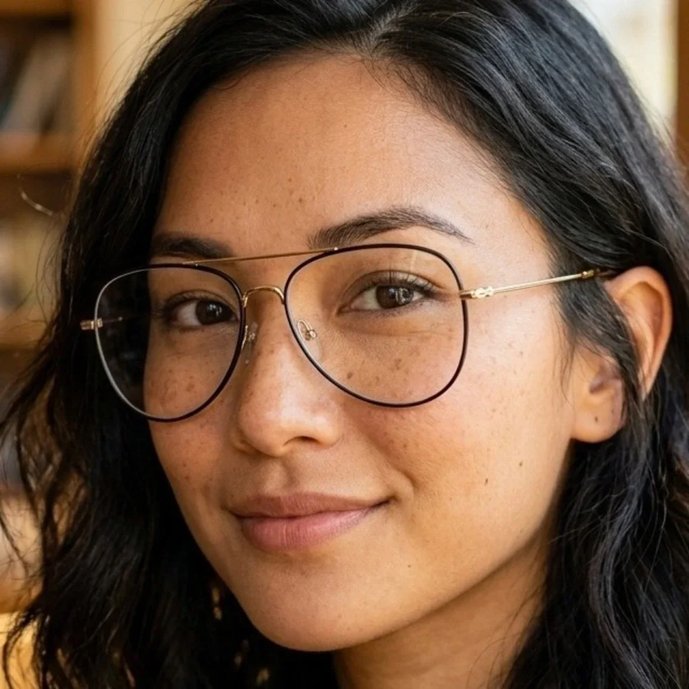 Warby Parker model material twist